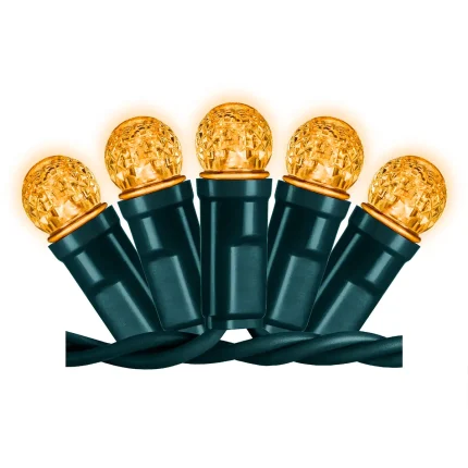 100G12 YELLOW AMBER LED STRING LIGHTS